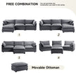 Cozyboy 5-Piece Modular Sofa Chaise (112'')