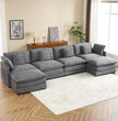 Cozyboy 5-Piece Modular Sofa Chaise (112'')