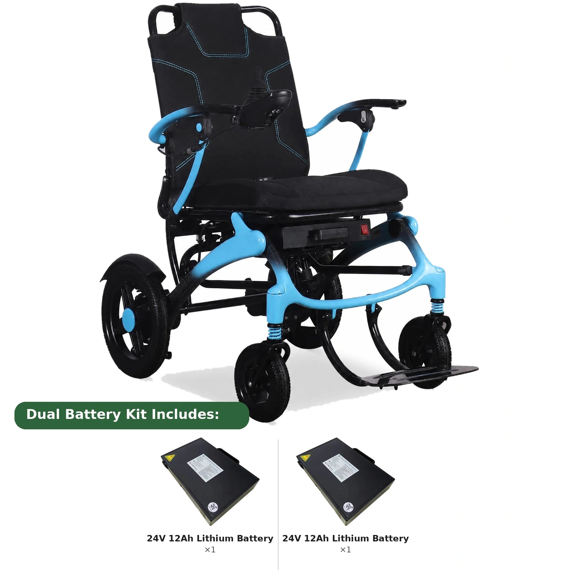 DX07 Ultra-Light Carbon Folding Electric Wheelchair