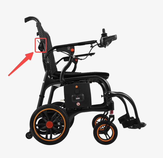 Wheelchair Drop-back handle