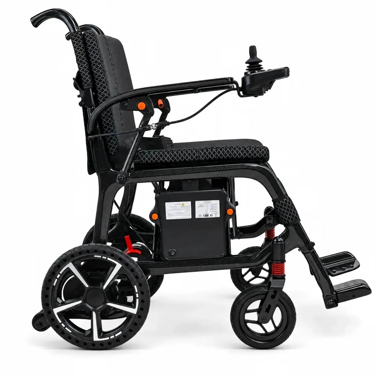 DX08 Carbon Fiber - 25.8lbs Ultra Remote Controlled Lightweight Electric Wheelchair