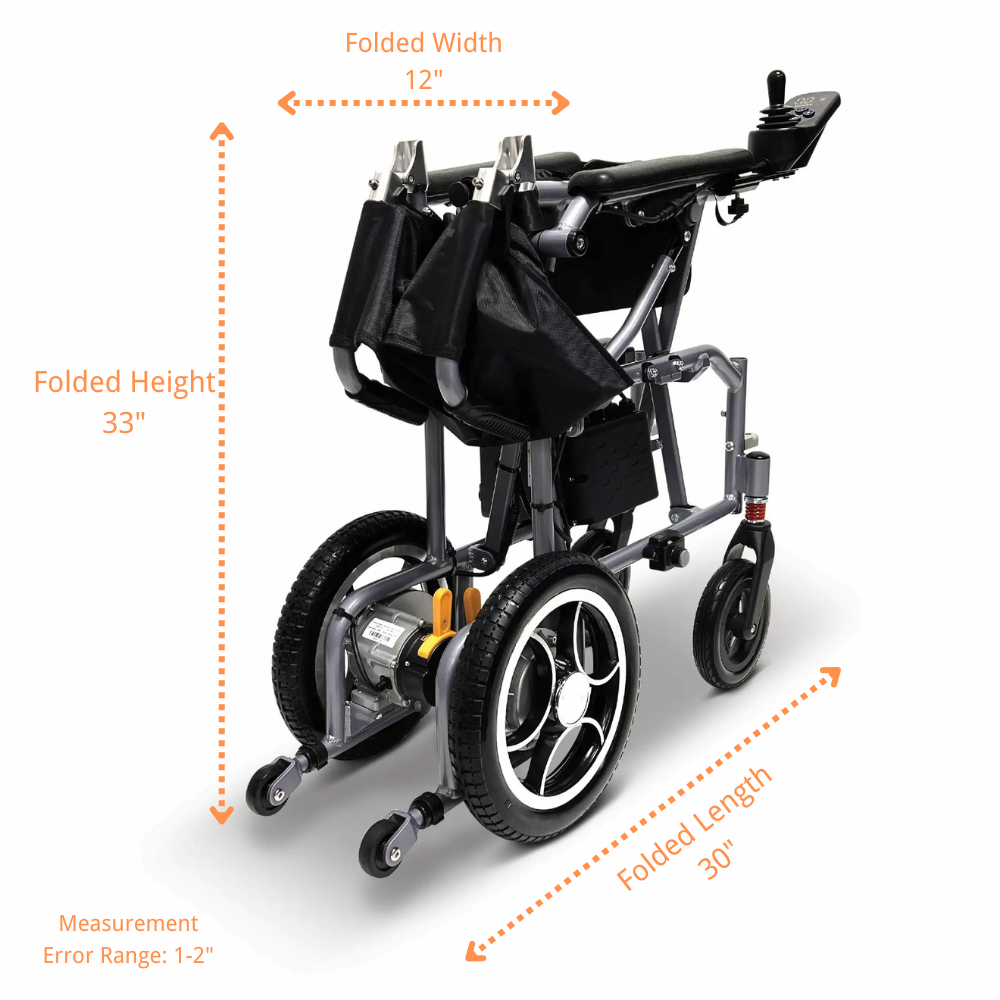 [Pre-order] 37 Lbs Lightweight Foldable Motorized Wheelchair 12AH with Airline Approval