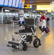32 Miles Long Travel Range Lightweight Electric Wheelchair With 2 Batteries