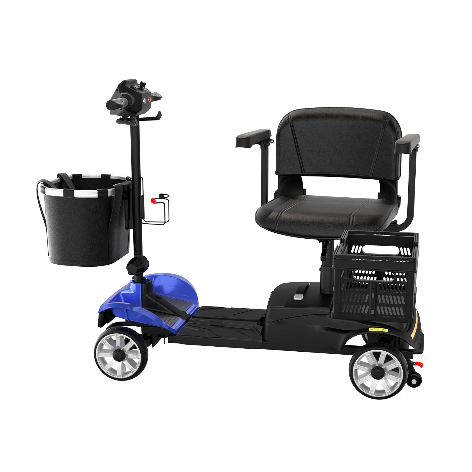 MS002 Long-Range Outdoor Mobility Scooter with Detachable Large Basket