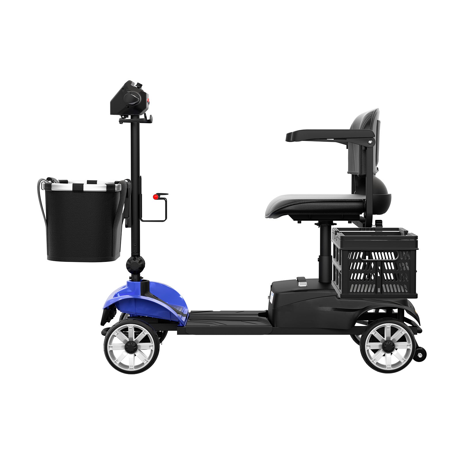 MS002 Long-Range Outdoor Mobility Scooter with Detachable Large Basket