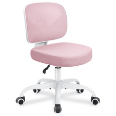 Modern Adjustable Height Kids Desk Chair with Wheels Armless for Study 777