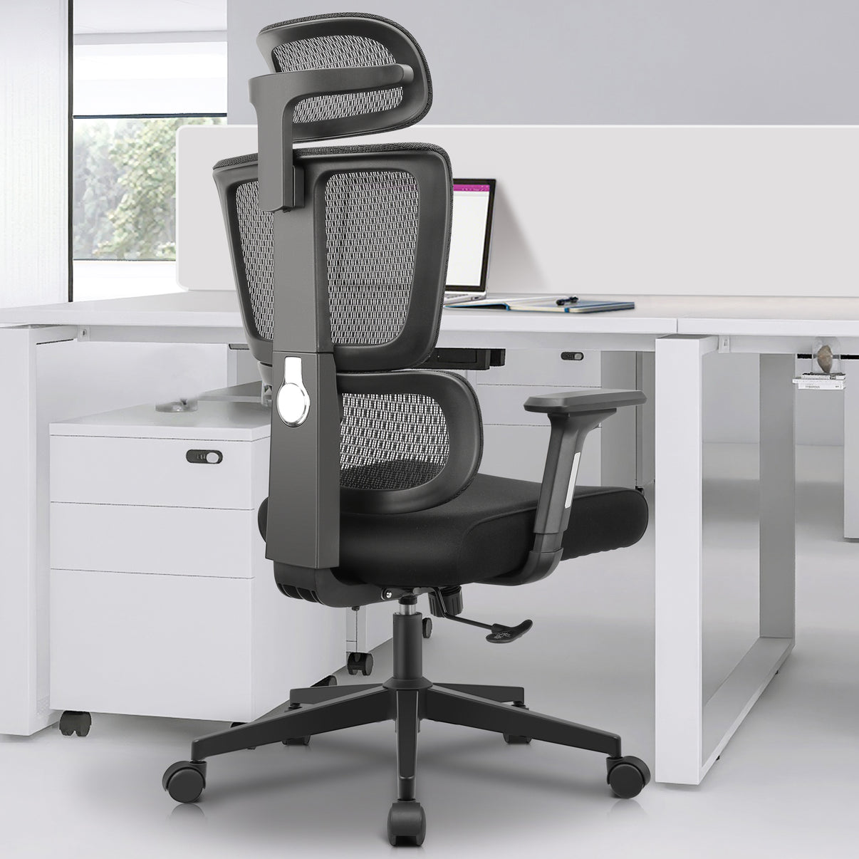Ergonomic Office Chair With 3D Adjustable Backrest Kerdom