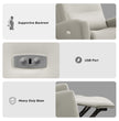 Nursery Power Swivel Glider Recliner with Adjustable Headrest