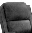 Mid-Century Leather Wingback Recliner – Classic Push Back Chair