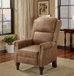 Mid-Century Leather Wingback Recliner – Classic Push Back Chair