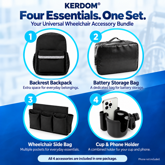 Universal Wheelchair Accessory Set