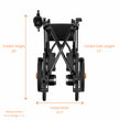 Portable Electric Wheelchair Lightweight Foldable for Adults Seniors