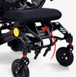 Foldable Lightweight Electric Wheelchair with Adjustable Backrest for All Terrain Airline Approved