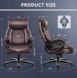 Executive Big and Tall 500lbs PU Leather Office Chair