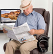 Executive Big and Tall 500lbs PU Leather Office Chair