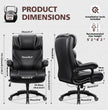 Executive Big and Tall 500lbs PU Leather Office Chair