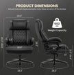 Executive Big and Tall 500lbs PU Leather Office Chair