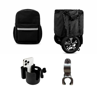 Seatback Bag +Wheelchair Carry Bag +Cup Holder +Cane Holder