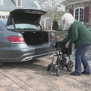 DX08 Carbon Fiber - 25.8lbs Ultra Remote Controlled Lightweight Electric Wheelchair