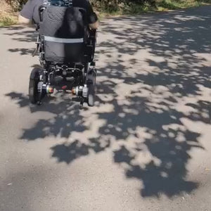 DX06 Heavy Duty Wide Seat Bariatric Folding Power Wheelchair