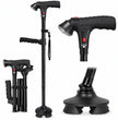 Ultralight Smart Folding Cane w/ LED & SOS Alarm