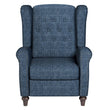 Fabric Linen Manual Wingback Recliner Chair