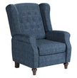 Fabric Linen Manual Wingback Recliner Chair