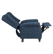 Fabric Linen Manual Wingback Recliner Chair