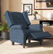 Fabric Linen Manual Wingback Recliner Chair