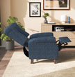 Fabric Linen Manual Wingback Recliner Chair