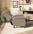 Fabric Linen Manual Wingback Recliner Chair