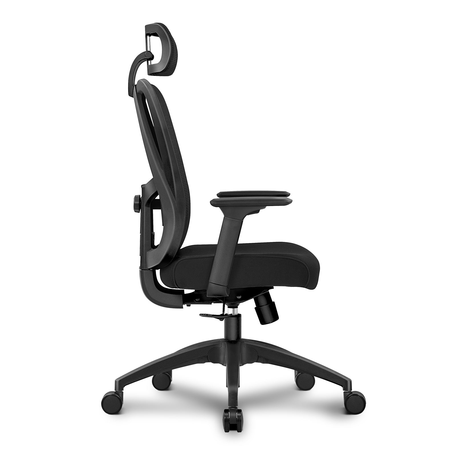 Ergonomic Black Mesh High Back Office Chair With Adjustable Lumbar Support 18HT